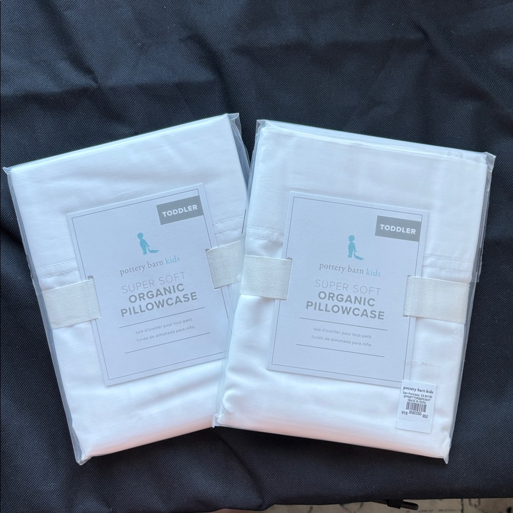 Pottery Barn Kids Super Soft Organic Toddler Pillowcases
